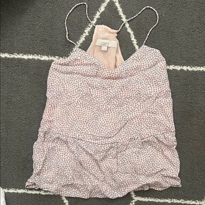 LOFT Pink Flowy Patterned Women's Tank/Cami
